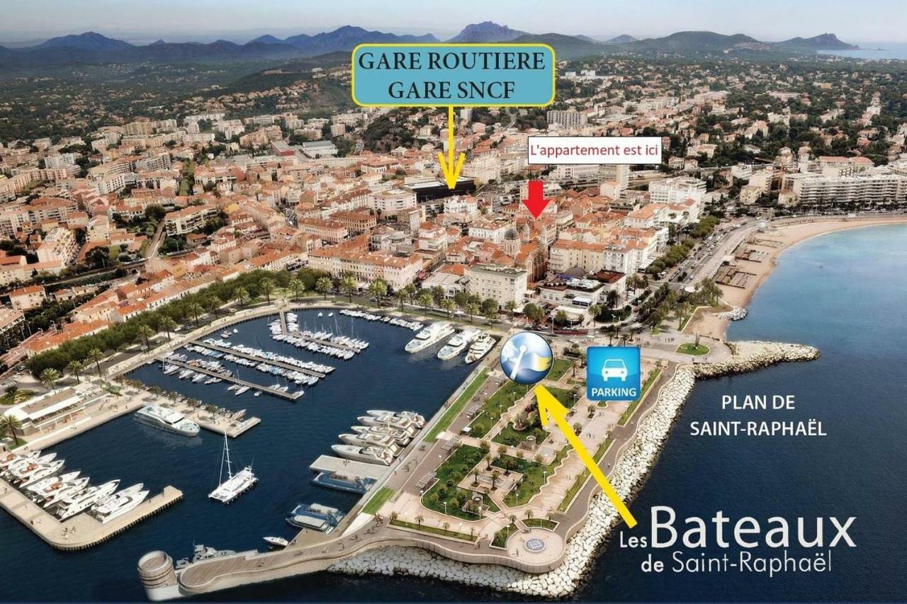 F2 Chambre En Duplex Saint-Raphael  Bagian luar foto